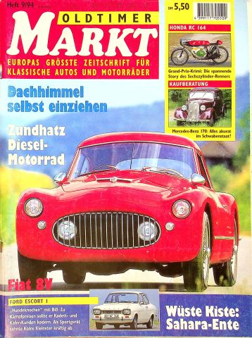 Deckblatt Oldtimer Markt (09/1994)
